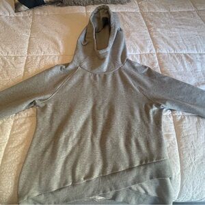 Marcella Gray Turtleneck Sweater with Cozy Cowl Design